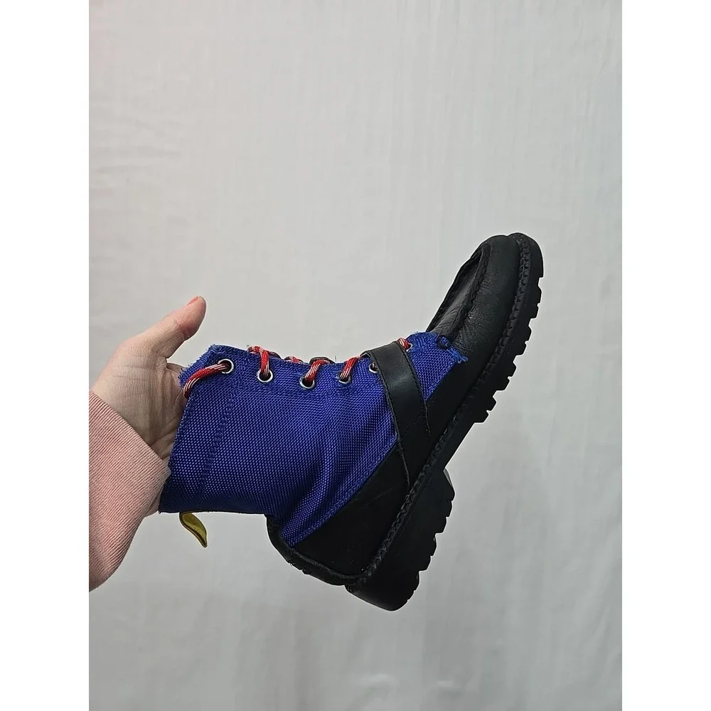 POLO Ralph Lauren Boys Ranger High‎ II Boots Size US 4.5 Blue Black Red Lace Ski